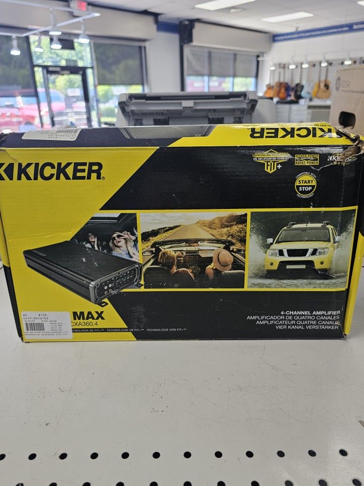 Kicker Car Amp. CXA360.4 ASK FOR RYAN. #4(contact info removed)-03