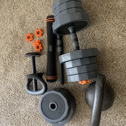 3 In 1 Weight Set 60lbs 