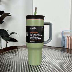 owala New Cup Vacuum Flasks & Thermoses Water Bottle Drinkware Thermo Tumbler Stainless Steel Thermal Mug Original Cold Hot Coffee