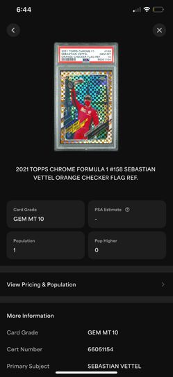 Psa 10 Pop 1 Only One