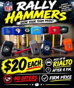 NFL rally hammers