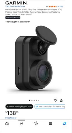 Garmin dash cam mini 2