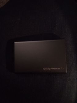 Samsung portable SSD t7