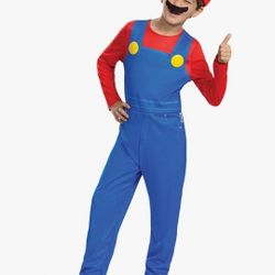 Disguise Boys Mario Elevated Costume, Official Super Mario Bros Costume With Hat and Mustache
