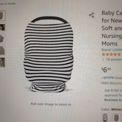 Car Seat Cover Nursing Cover