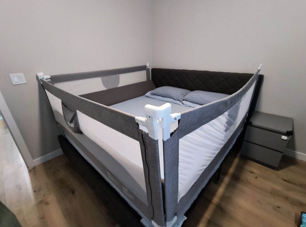 Full Set King Bed rails For Toddlers