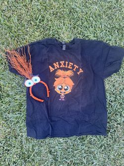 Anxiety Shirt and Headband / Halloween  Inside Out