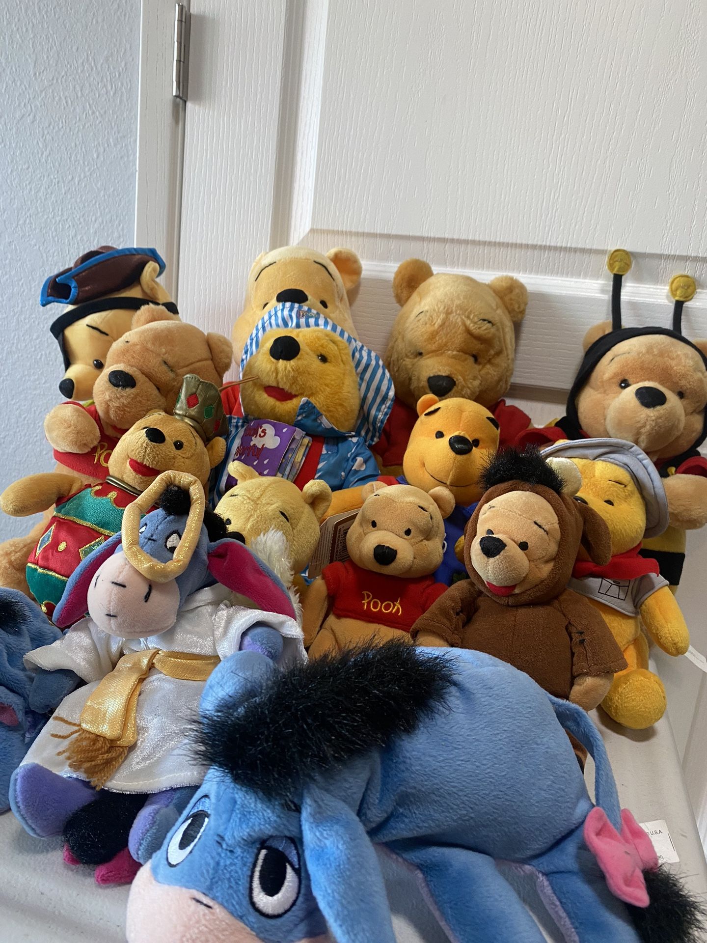 Winnie The Pooh Plush Lot