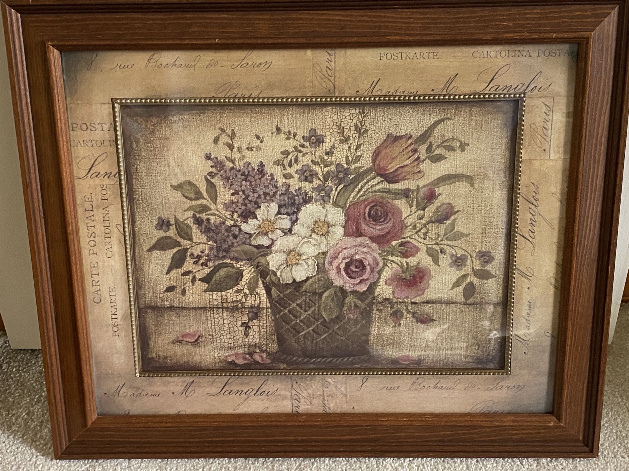 Floral Framed Picture 