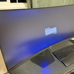  Dell 34 Curved Gaming Monitor - S3422DWG,34", WQHD, FreeSync Premium Pro, 144Hz, 1ms(MPRT)