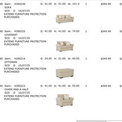 Sofas set from Ashley American Store