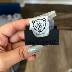 Bear Quartz Glass Cab 