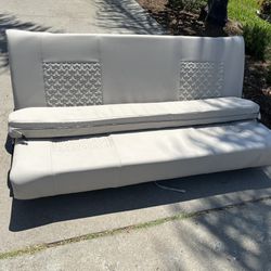 White Futon Couch (from a Vanlife Van)
