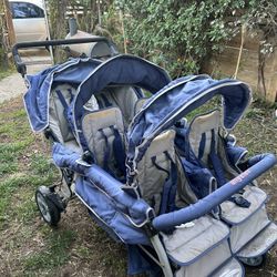 Foldable 6 Seat daycare stroller 