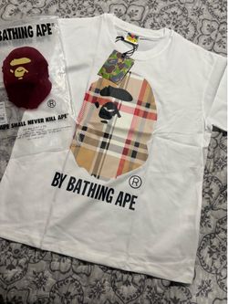 White Bape tee