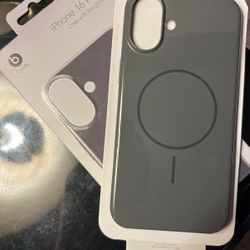 iPhone 16+ Beats Case Black Charcoal 