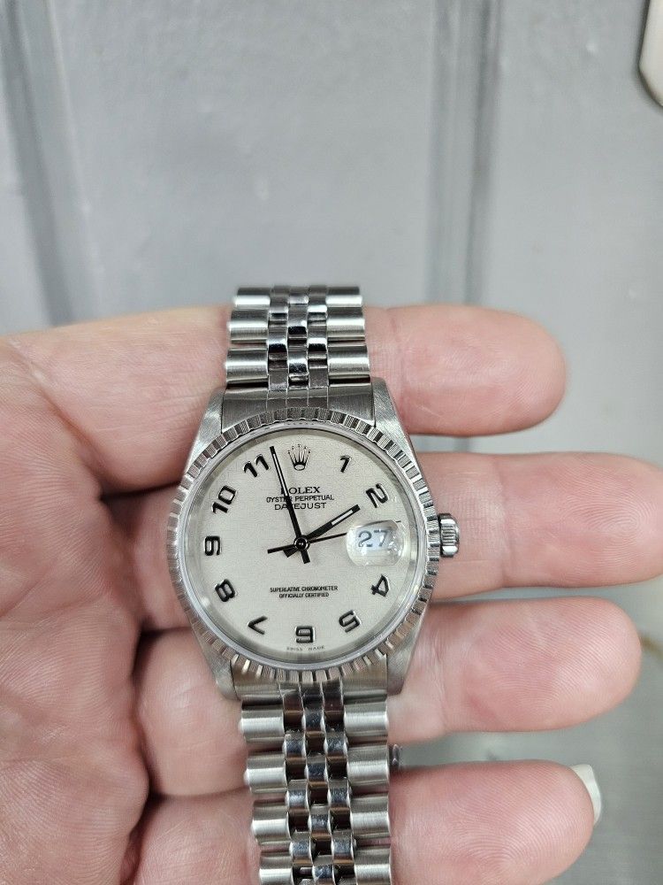 Rolex Datejust 36mm 16220 on Jubilee Bracelet circa 1996 T Series