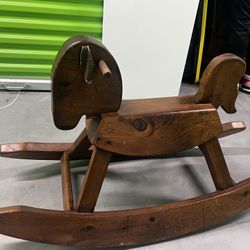 Wooden Horse Rocker 