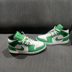 Lucky Green Air Jordan 1 Mids