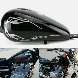 Flame Black Fuel Gas Tank 3.4 Gallons For Honda CMX 250 CMX250 Rebel 1(contact info removed)