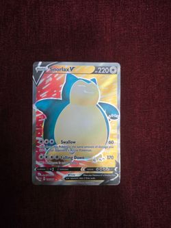 Snorlax V Full Art Sword and Shield Base Set