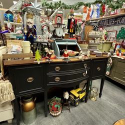 Newly Refinished Buffet Table 