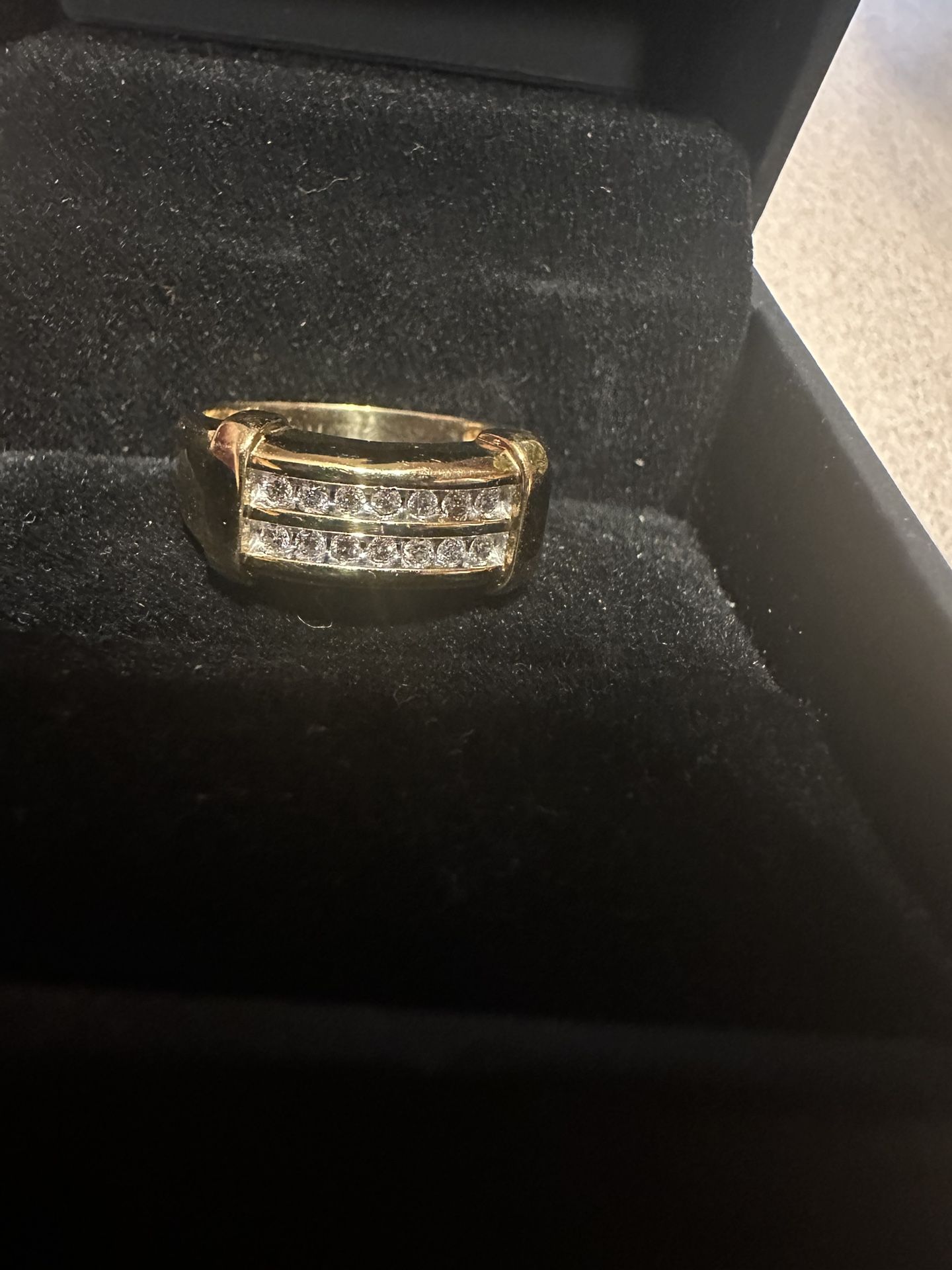 1/5 Diamond Double Row 10 Karat Gold