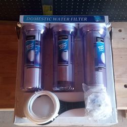 3 Stage Water Filtration System 