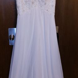 Wedding Dress Size 16P Plus Extras
