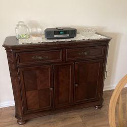 Serving buffet cabinet