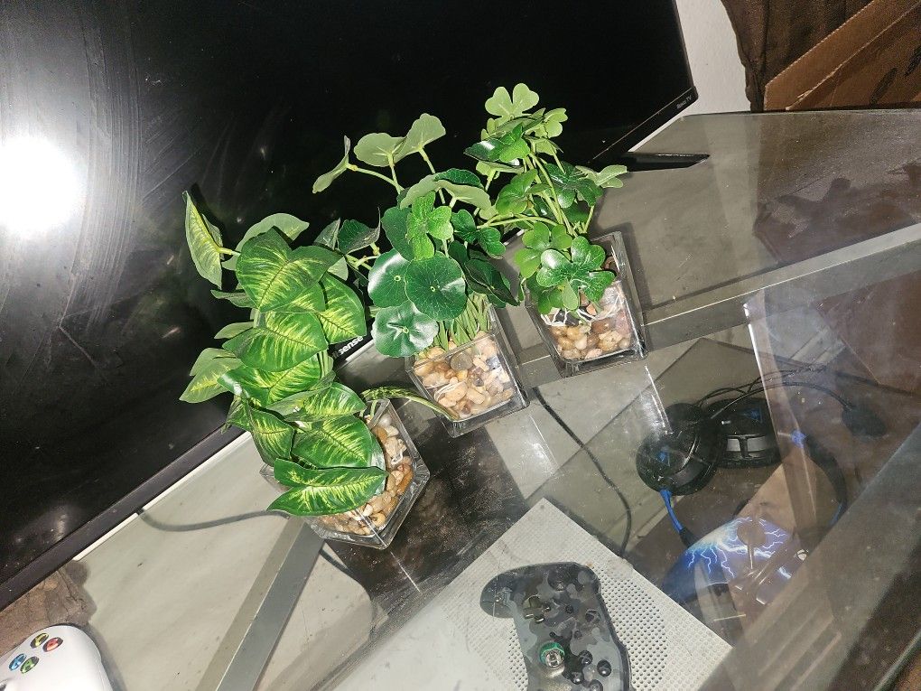Artifcial Small 3 Piece Plant Set