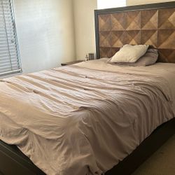 Bedroom Set / Nightstand & Mattress Included 