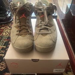 Air Jordan 6 Retro x Travis Scott British Khaki, DH0690-200