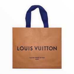 louis vuitton authentic paper gift shopping bag