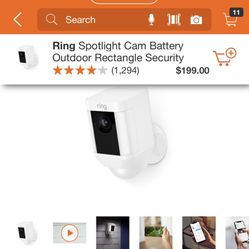 RING SPOTLIGHT CAM SECURITY BRAND NEW