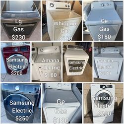 ELECTRIC DRYER * WHIRLPOOL * KENMORE * MAYTAG * ROPER * SAMSUNG