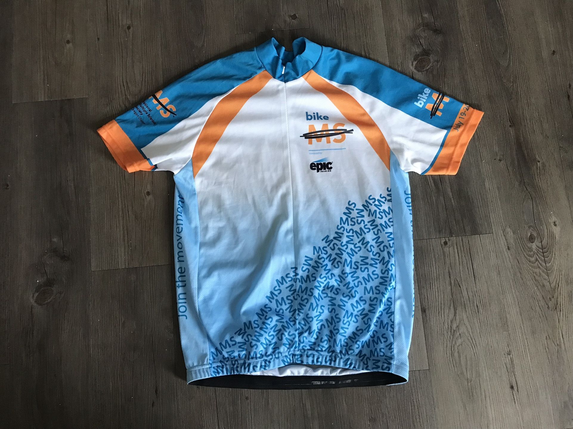Bike MS Cycling Jersey - Large