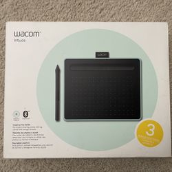 Wacom Intuos Small Bluetooth Drawing Tablet – Pistachio – Excellent Condition