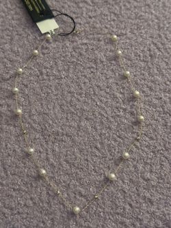 14k Pearl  Necklace 