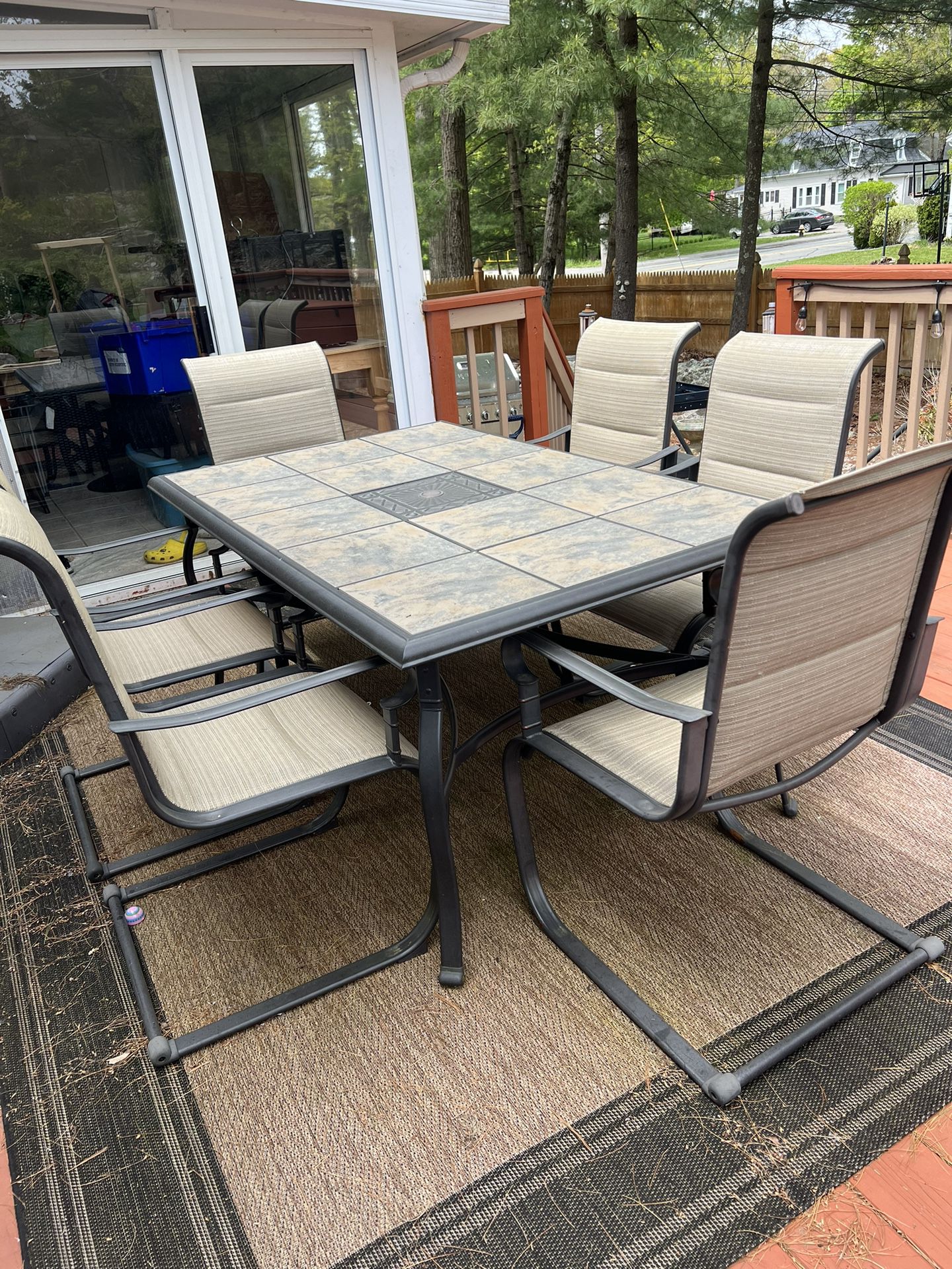 Patio Dining Table Set