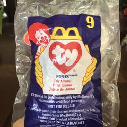 Mc Donald’s Teenie Beanie Babies Bones