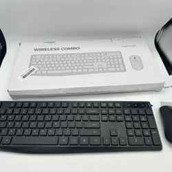 Combo de teclado y mouse inalámbrico nuevos varios disponibles