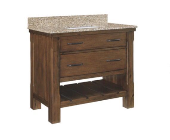 Patmore Mocha Glaze 37 In Undermount Single Sink Bathroom Vanity Open In The Appcontinue To Mobile Website