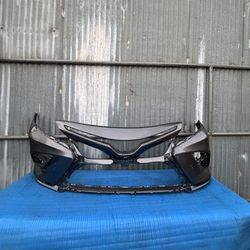 2021 2022 2023 2024 Toyota Camry SE / XSE Front Bumper Dark Gray OEM (ORIGINAL)