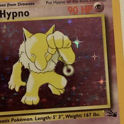 Hypno Holo Rare Pokémon Fossil MP