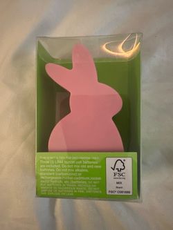 Color Changing Fluffy Bunny Night Light