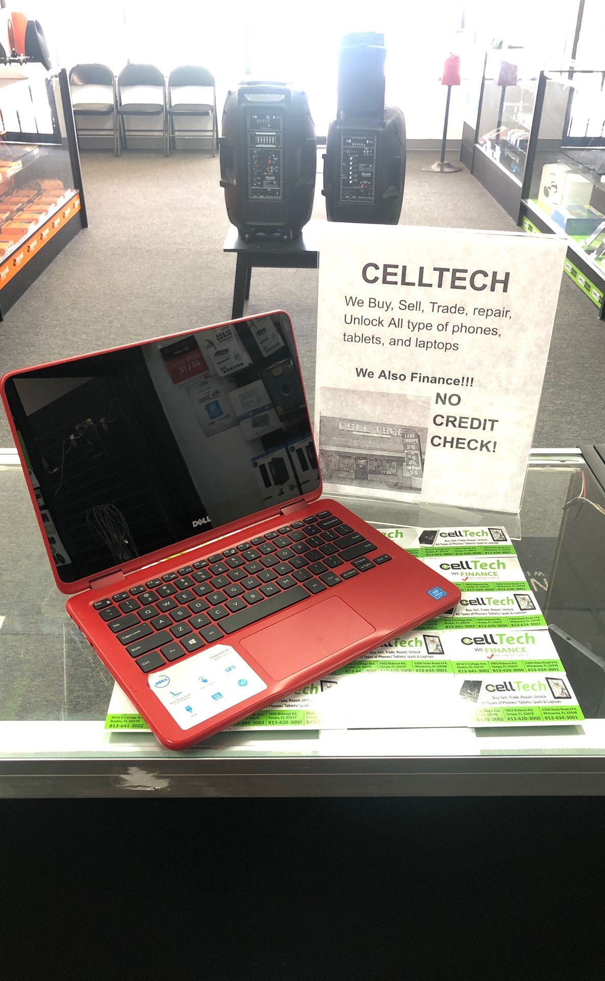 Dell laptop with touch screen