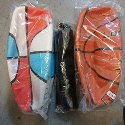 Two New Basketball Full Size With Pump And Accessories 20 Firm