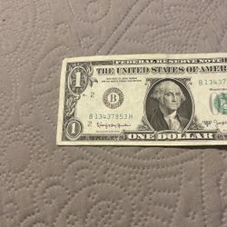Old Money Barr Dollar 1963