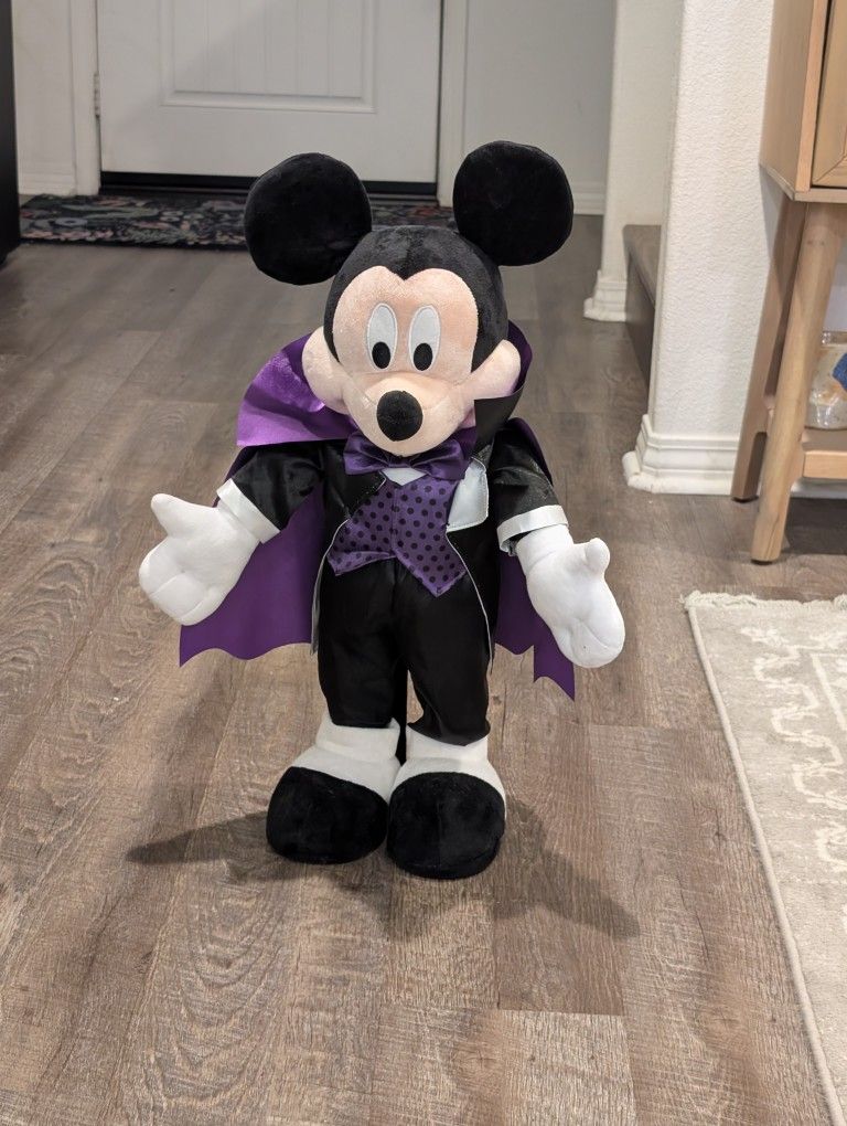 Disney Mickey mouse Dracula plushie Halloween
